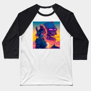 A Sunset Standoff Baseball T-Shirt